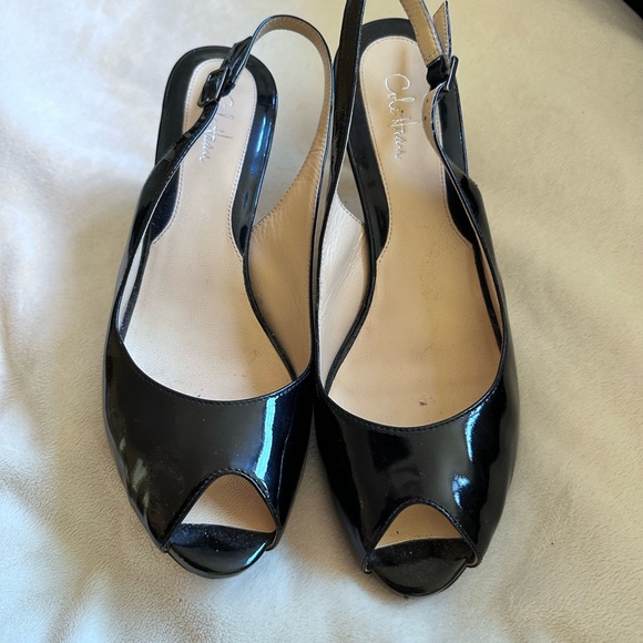 Cole Haan Patent Leather peep toe - Picture 3 of 3